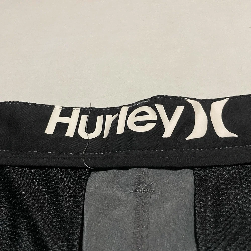 Hurley Phantom Shorts Mens Size 34 X‎ 10 Gray Casual Comfort Athletic